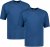 Adamo Marlon Comfort fit 2-pack T-shirt Denim Blue - Tricouri - Tricouri Bărbați Mărimi Mari