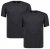Adamo 129420 Tricou set 2 Gri închis melanj - Tricouri - Tricouri Bărbați Mărimi Mari