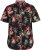 D555 LENNOX Hawaiian AO Print Shirt Black - Cămăși - Cămăși Bărbați Mărimi Mari