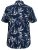 D555 FINLEY Hawaiian AO Print Shirt Navy - Cămăși - Cămăși Bărbați Mărimi Mari