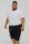 D555 STEFAN1 Elasticated Waist Loop Back Shorts Black - Pantaloni trening - Pantaloni Trening Bărbați Mărimi Mari