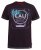 D555 NOVA Cali Surf Printed Crew Neck T-Shirt Plum - Tricouri - Tricouri Bărbați Mărimi Mari