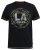 D555 BENNY LA Camo Printed Crew Neck T-Shirt Black - Tricouri - Tricouri Bărbați Mărimi Mari