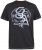 D555 CORTEX California Snake Printed Crew Neck T-Shirt Washed Black - Tricouri - Tricouri Bărbați Mărimi Mari