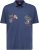 Adamo DURBAN Regular fit Polo Shirt Navy - Tricouri polo - Tricouri Polo Bărbați Mărimi Mari