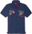 Adamo DURBAN Regular fit Polo Shirt Navy - Tricouri polo - Tricouri Polo Bărbați Mărimi Mari