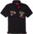 Adamo DURBAN Regular fit Polo Shirt Black - Tricouri polo - Tricouri Polo Bărbați Mărimi Mari