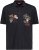 Adamo DURBAN Regular fit Polo Shirt Black - Tricouri polo - Tricouri Polo Bărbați Mărimi Mari