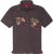 Adamo DURBAN Regular fit Polo Shirt Charocal - Tricouri polo - Tricouri Polo Bărbați Mărimi Mari