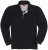 Adamo Peter Comfort fit Long sleeve Polo Black - Tricouri polo - Tricouri Polo Bărbați Mărimi Mari
