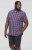 D555 ROYSTON S/S Shirt Navy - Cămăși - Cămăși Bărbați Mărimi Mari