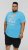 D555 AARON Surfers Paradise Printed Crew Neck T-Shirt Turquoise - Tricouri - Tricouri Bărbați Mărimi Mari