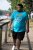 D555 AARON Surfers Paradise Printed Crew Neck T-Shirt Turquoise - Tricouri - Tricouri Bărbați Mărimi Mari