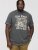 D555 BENNETT Dune Kings Buggy Printed Crew Neck T-Shirt Khaki - Tricouri - Tricouri Bărbați Mărimi Mari