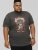 D555 DALLAS Official Gas Monkey Printed Crew Neck T-Shirt Khaki - Tricouri - Tricouri Bărbați Mărimi Mari