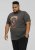 D555 DALLAS Official Gas Monkey Printed Crew Neck T-Shirt Khaki - Tricouri - Tricouri Bărbați Mărimi Mari