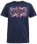 D555 DENNIS Official AC/DC Printed Crew Neck T-Shirt Navy Reno - Tricouri - Tricouri Bărbați Mărimi Mari
