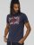 D555 DENNIS Official AC/DC Printed Crew Neck T-Shirt Navy Reno - Tricouri - Tricouri Bărbați Mărimi Mari