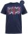 D555 DENNIS Official AC/DC Printed Crew Neck T-Shirt Navy Reno - Tricouri - Tricouri Bărbați Mărimi Mari