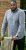 D555 RADCLIFFE Cross Hatch Soft Touch Slub Long Sleeve Shirt With Chest Patch Pocket Charcoal - Cămăși - Cămăși Bărbați Mărimi Mari