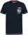 D555 GRAHAM YOSEMITE Chest And Back Printed Crew Neck T-Shirt Navy - Tricouri - Tricouri Bărbați Mărimi Mari