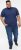 D555 ORSTON Reno Fabric Crew Neck T-Shirt With Chest Embroidery Blue Reno - Tricouri - Tricouri Bărbați Mărimi Mari
