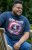 D555 ROGERS Official Captain America Printed T-Shirt Dark Navy - Tricouri - Tricouri Bărbați Mărimi Mari