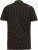 D555 RAUL AOP Jersey Polo With Jacquard Collar, Ribs And Chest Pocket Black - Tricouri polo - Tricouri Polo Bărbați Mărimi Mari