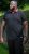 D555 CHESTER Pique Polo With Red Collar With Tipping Detail And Chest Embroidery Black - Tricouri polo - Tricouri Polo Bărbați Mărimi Mari