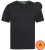D555 Motherwell Thermal Short Sleeve T-Shirt Black - Lenjerie intimă & costum baie - Lenjerie Intimă Bărbați Mărimi Mari
