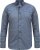 D555 MANGALA Geometric AOP Long Sleeve Shirt With Concealed Button Down Collar Navy - Cămăși - Cămăși Bărbați Mărimi Mari