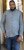 D555 MANGALA Geometric AOP Long Sleeve Shirt With Concealed Button Down Collar Navy - Cămăși - Cămăși Bărbați Mărimi Mari