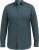 D555 MORGAN Micro AOP Long Sleeve Shirt With Concealed Button Down Collar Navy - Cămăși - Cămăși Bărbați Mărimi Mari