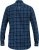D555 SONNY Navy Check Long Sleeve Shirt With Chest Patch Pocket & Button Down Collar Navy Check - Cămăși - Cămăși Bărbați Mărimi Mari