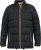 D555 CRISTIANO Puffer Jacket With Binding On Cuffs And Embroidery Badge On Sleeve Black - Geci - Geci Bărbați Mărimi Mari