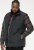 D555 FELIPE Zip Through Padded Gilet With Contrast Colour Lining And Rubber Badge Black - Geci - Geci Bărbați Mărimi Mari