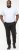 D555 COTGRAVE Couture Elasticated Waistband Jogger With Woven Fabric Trim Black - Pantaloni trening - Pantaloni Trening Bărbați Mărimi Mari