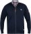 D555 NASHUA Zip Through Sweatshirt In Fleece Navy - Pulovere & hanorace - Pulovere & Hanorace Bărbați Mărimi Mari