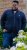 D555 NASHUA Zip Through Sweatshirt In Fleece Navy - Pulovere & hanorace - Pulovere & Hanorace Bărbați Mărimi Mari
