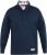 D555 SWANN Quarter Neck Sweatshirt With Quilted Top Panel Navy - Pulovere & hanorace - Pulovere & Hanorace Bărbați Mărimi Mari