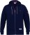 D555 IRVIN Full Zip Jacquard Hoody With Chest Embroidery Navy - Pulovere & hanorace - Pulovere & Hanorace Bărbați Mărimi Mari