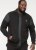 D555 DEAN Couture Zip Through Hoody With Woven Contrast Fabric Trim Black - Pulovere & hanorace - Pulovere & Hanorace Bărbați Mărimi Mari