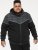 D555 HENNESSEY Zip Through Hoody With Sherpa Lining Black - Pulovere & hanorace - Pulovere & Hanorace Bărbați Mărimi Mari