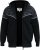 D555 HENNESSEY Zip Through Hoody With Sherpa Lining Black - Pulovere & hanorace - Pulovere & Hanorace Bărbați Mărimi Mari
