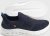 D555 Blyth 2 Kingsize Hands Free Shoes With Knitted Top Navy - Bărbați pantofi 40-52 - 