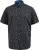 D555 Matlock Short Sleeve AOP Shirt With Hidden Button Down Black - Cămăși - Cămăși Bărbați Mărimi Mari