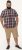 D555 Shields Button Down Collar Short Sleeve Shirt With Pocket Red Check - Cămăși - Cămăși Bărbați Mărimi Mari