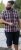 D555 Shields Button Down Collar Short Sleeve Shirt With Pocket Red Check - Cămăși - Cămăși Bărbați Mărimi Mari