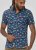 D555 Hartlepool Short Sleeve Vintage Car AOP Stretch Shirt Blue - Cămăși - Cămăși Bărbați Mărimi Mari