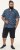 D555 Hartlepool Short Sleeve Vintage Car AOP Stretch Shirt Blue - Cămăși - Cămăși Bărbați Mărimi Mari